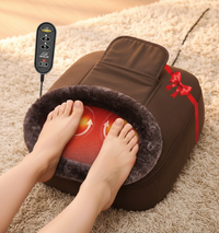 Feet in Massager - Top View