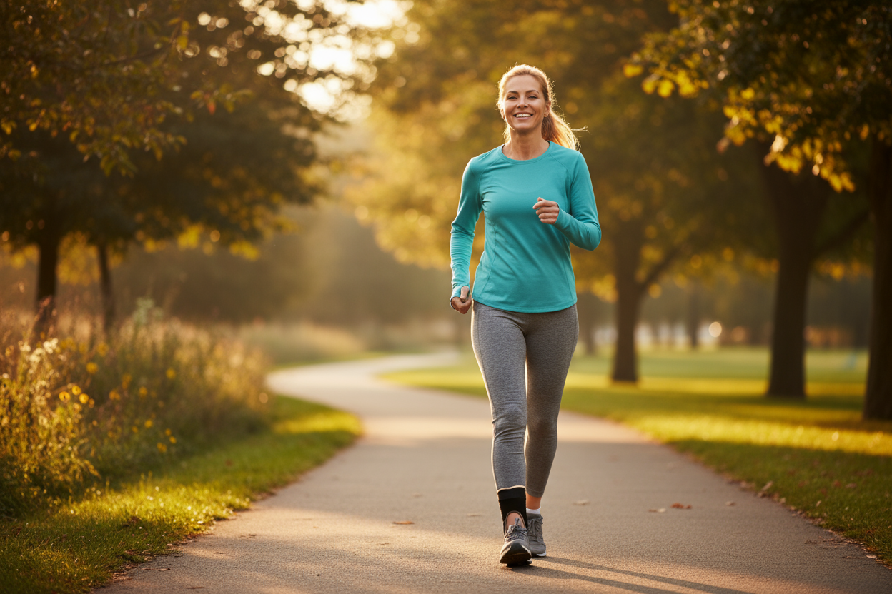 Morning walk freedom