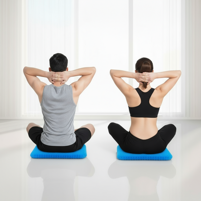 Techyvio ComfortGel™ – Premium Gel Seat Cushion for Long Sitting, Hip & Tailbone Pain Relief, and All-Day Support